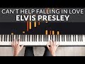 Elvis Presley - Can't Help Falling In Love | Tutorial of my Piano Cover + Sheet Music