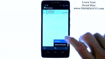 Motorola Droid Mini - How Do I Add a Text Message Signature