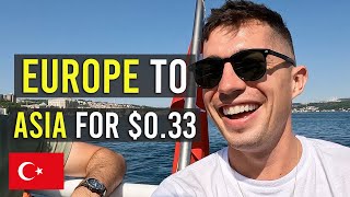 $0.33 Istanbul trip to Asia from Europe (Kadıköy) 🇹🇷