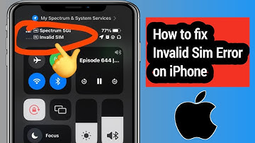 How to Fix "Invalid SIM" Error on iPhone 2025