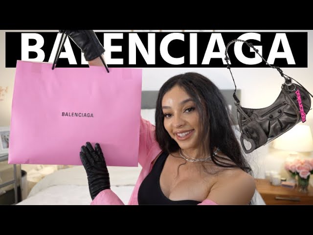 PINK BALENCIAGA BAG UNBOXING & REVIEW FT.COEEBAGS