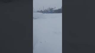 зима в Казахстане.