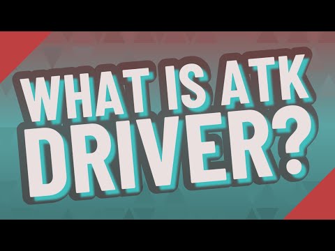 Video: Apa itu driver paket ATK?