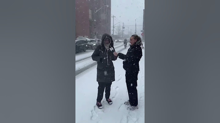 We asked Toronto how they feel about the snow #toronto #snow #weather #ONStorm
