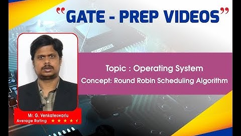 Round Robin Scheduling Algorithm I Operating System I Computer Science Engineering I GATE