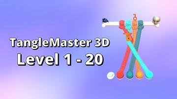 TangleMaster 3D Level 1-20 - All Levels Gameplay Walkthrough (Android & iOS)