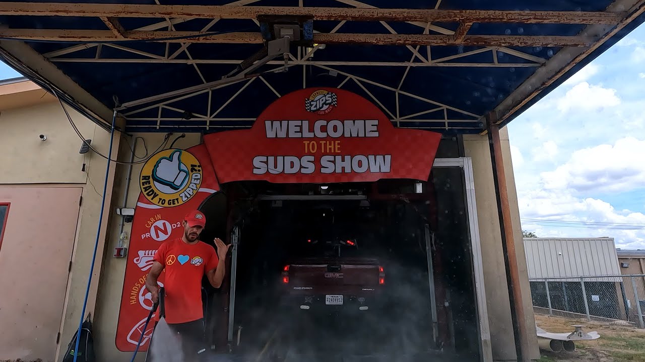 Zips Car Wash Experience GoPro Car Wash YouTube