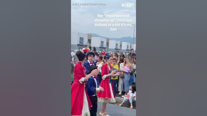 Dad has best reaction to seeing daughter watching his performance
