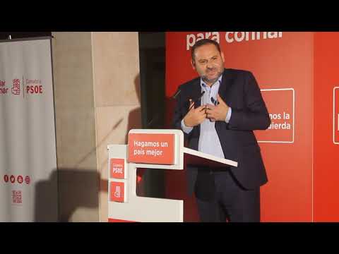 Intervenci&oacute;n de Jos&eacute; Luis &Aacute;balos en el acto del PSOE Cantabria