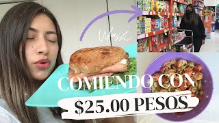 COMIENDO UNA SEMANA CON $25.00 PESOS