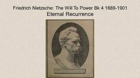 Eternal Recurrence by Friedrich Nietzsche