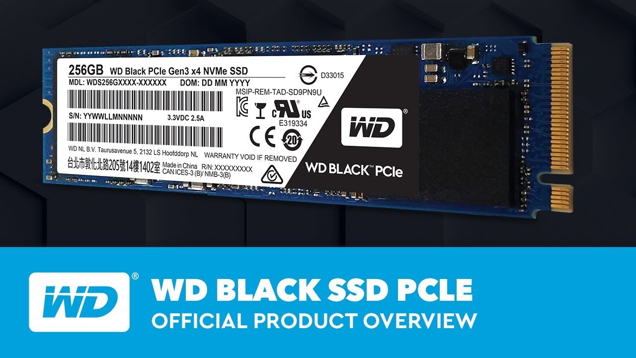 Wd Black Ssd Pcle Official Overview Youtube