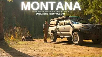 Fall Truck Camping along a Montana River