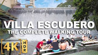One of the best tourist spots near Manila -Villa Escudero | Full Walking Tour | 4K HDR | Philippines