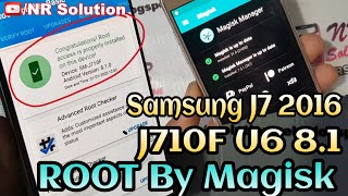 Samsung Galaxy J7 2016 J710F U6 8.1 Root By Magisk Manager Latest Method 100% Work By: ODIN screenshot 4