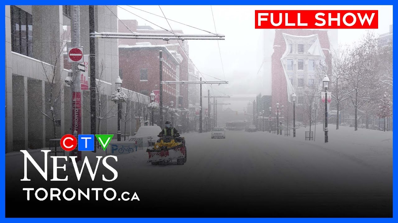 Cleanup underway after snowstorm hits Toronto | CTV News Toronto at Six for Jan.16, 2026