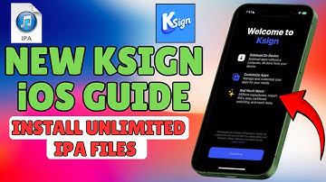 New KSign iOS Guide *New Certificate* Sideload Unlimited IPA Files On iPhone or iPad