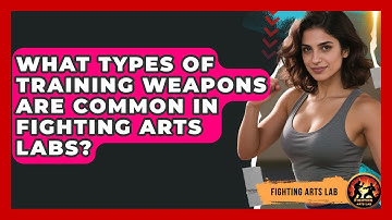 What Types of Training Weapons Are Common in Fighting Arts Labs? - Fighting Arts Lab