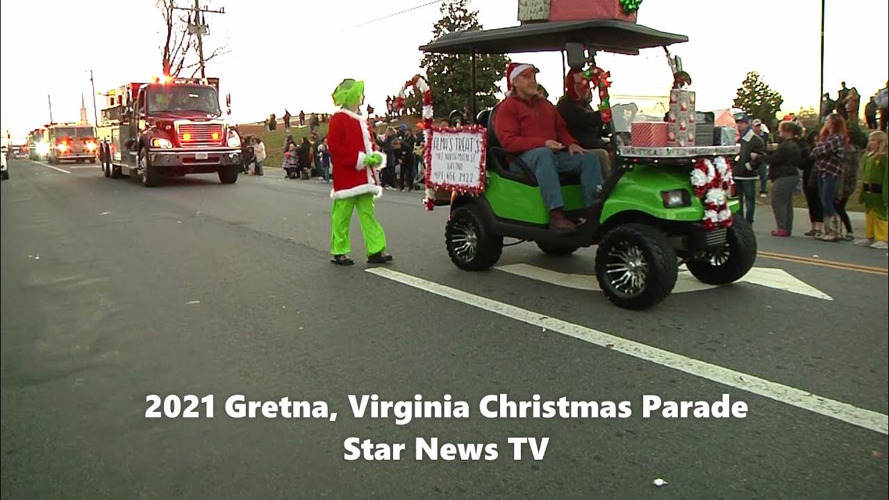 2021 Gretna, VA Christmas Parade on Star News TV 1212 YouTube