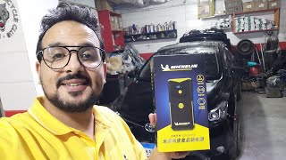 تجربه استعمال باور بنك ميشلان .. michelin power bank jump starter unboxing & review