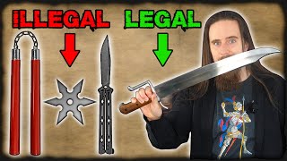 Balisongs / "Ninja Stars" / Nunchucks - Why Are They Banned?