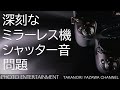 #348【雑談】深刻なミラーレスカメラのシャッター音が小さい問題