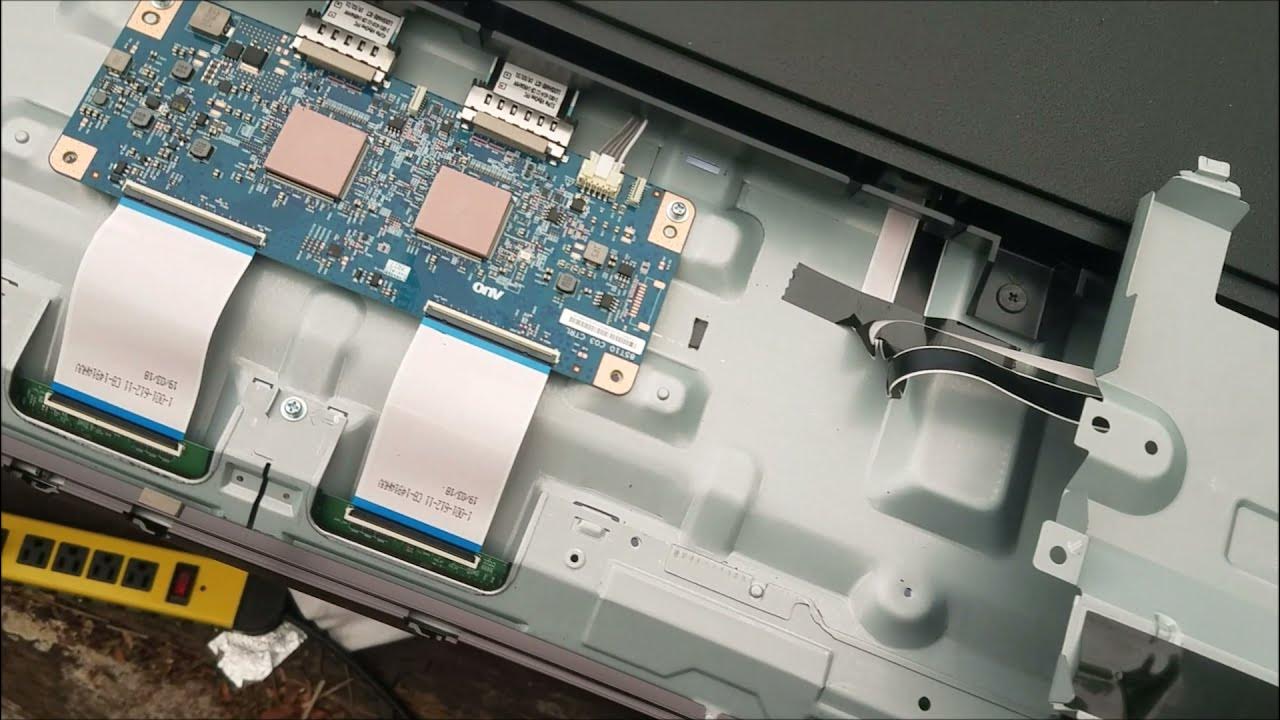 SONY XBR85X850G tv turns on backlight on but no picture YouTube