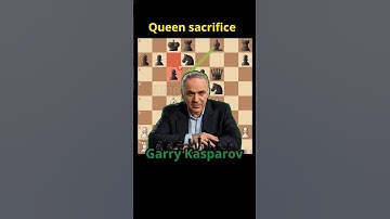 Queen sacrifice by Garry Kasparov