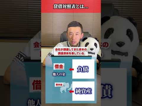 社長の人格や能力が丸わかり！貸借対照表の見方 #shorts