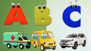 ABC Song Phonics, Transportation Song, ABC Song, Alphabet Educational Song A to Z for kids
