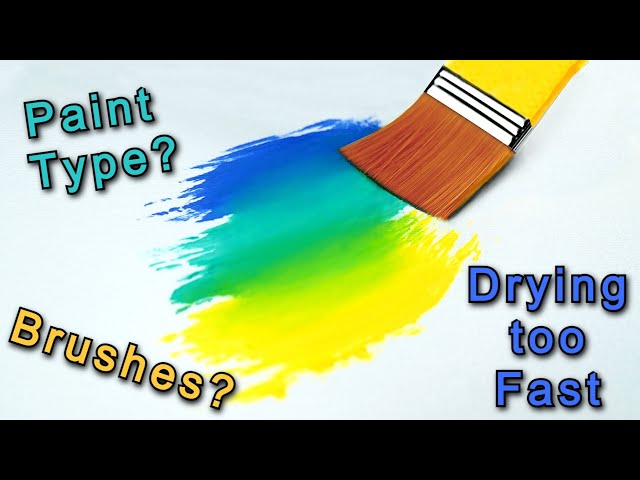 How To Blend Acrylic Paint – ZenARTSupplies