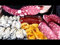 ASMR OYSTER, SPICY SEAFOOD, OCTOPUS, SEA PINEAPPLE/굴 먹방, 문어, 해산물 먹방, 멍게, 불닭 초장 소스 먹방MUKBANG