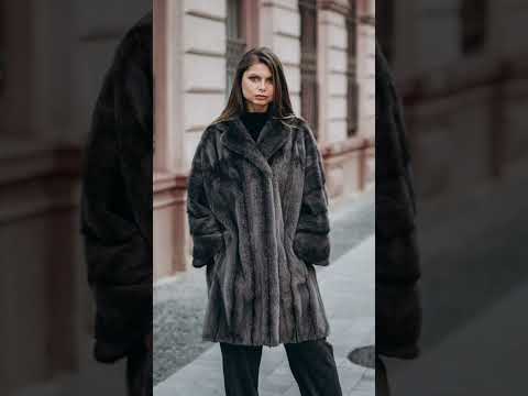 С чем носить норковую шубу 10 стильных и модных идей #shorts #shortvideo #шуба