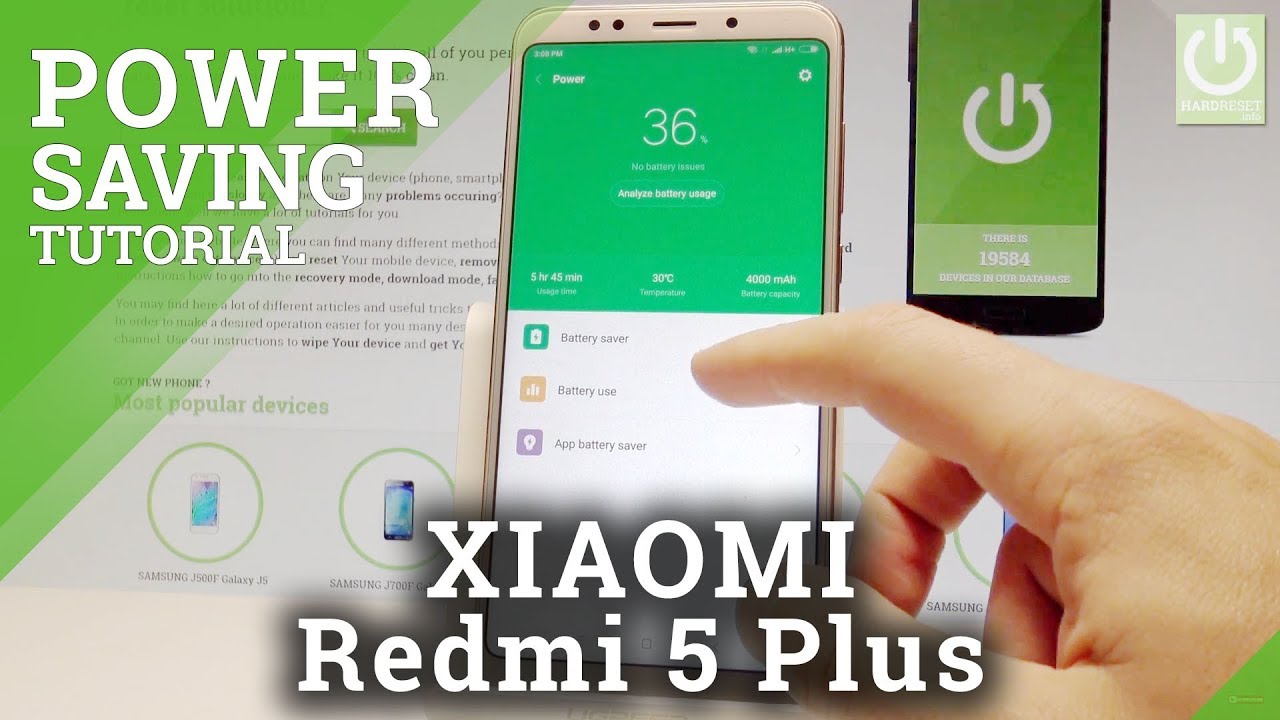 XIAOMI Redmi 5 Plus BATTERY SAVER / Low Power Solution YouTube