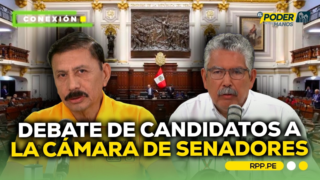 Candidatos a la cámara de senadores exponen propuestas en seguridad, democracia y salud #CONEXIONRPP