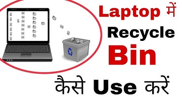 Laptop me Recycle bin kaise Use kare | How to use  Recycle bin use