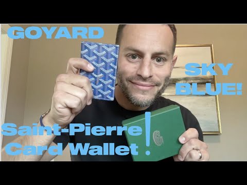 Goyard - Saint-Pierre Card Wallet - 3 Month Review! Sky Blue! 