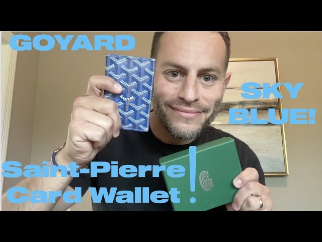 Goyard - Saint-Pierre Card Wallet - 3 Month Review! Sky Blue! 