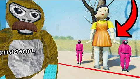 I Made Squid Games in Monkey Blocks!