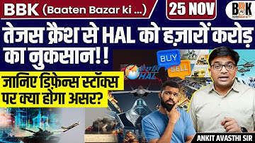 HAL Shares Drop After Tejas Jet Crash Market Shock Investor Panic & Buy the-Dip Analysis |Ankit Sir