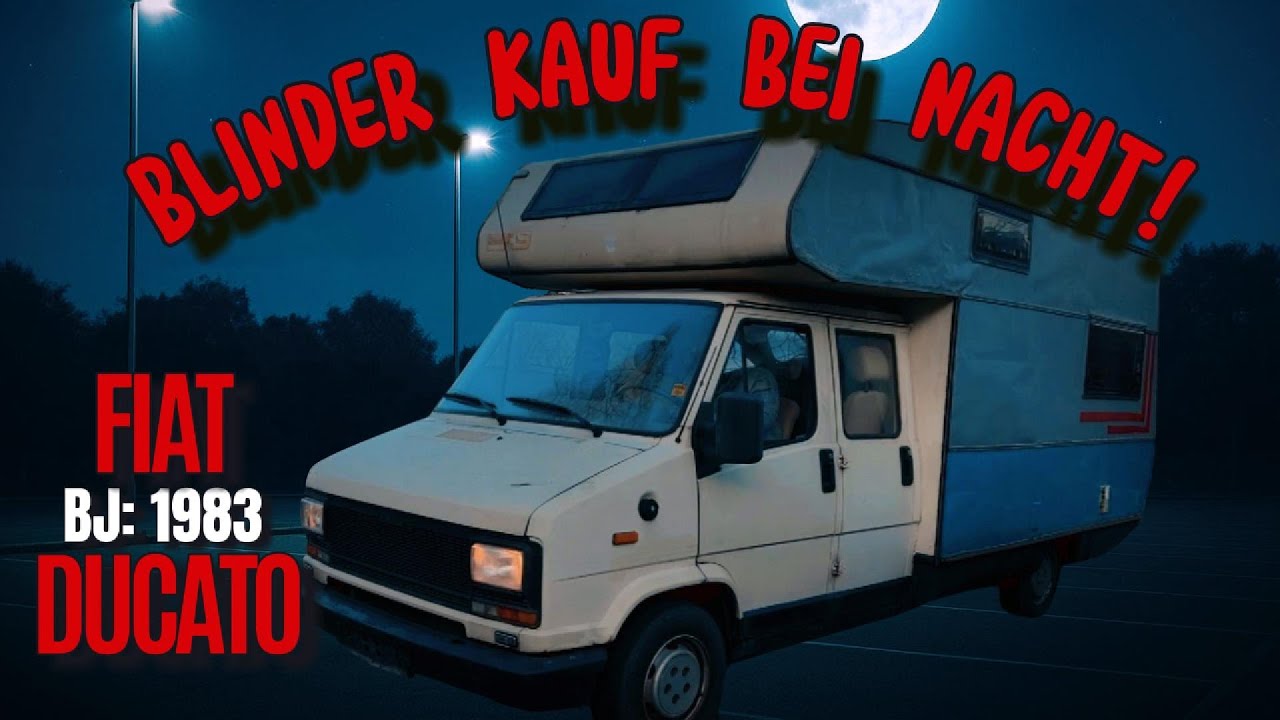 VOM SCHROTT ZUM SPOT | NACHT & NEBEL AKTION Wir kaufen ein 42 Jahre altes Wohnmobil Oldtimerprojekt