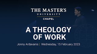 Jonny Ardavanis | A Theology of Work