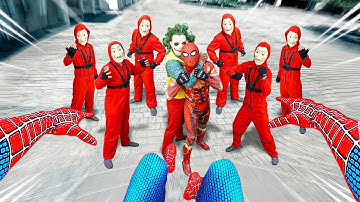 Siêu Nhân Nhện Bảo Vệ Nhện Xanh Nhút Nhát Khỏi JOKER  |Tổng Hợp Video Hành Động Hay Nhất