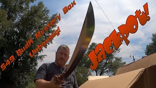 $49 Scratches and Dents 4 Sword BudK Mystery Box! Unboxing a Jackpot Box!