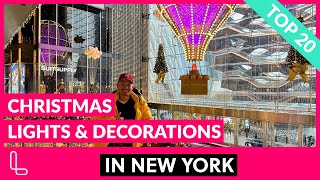 ♥️ ✨ Die 20 schönsten Christmas Lights in New York 2024 (ALLE Spots in der Beschreibung) ✨