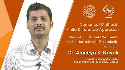 Lecture 07- Numerical methods: Finite difference approach