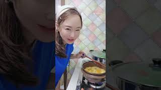 #즐거운주말 #소소한행복#된장찌게#호박잎# 겉절이 #맛있게 냠냠