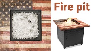 Endless Summer 30 inch Square Outdoor Propane Fire Pit