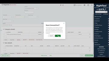 RightTool PRO: Skip Confirmation when Saving Transactions