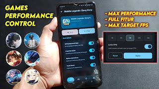 Game Performa kontrol🎮 Max Performance Max FPS Target support semua Game‼️